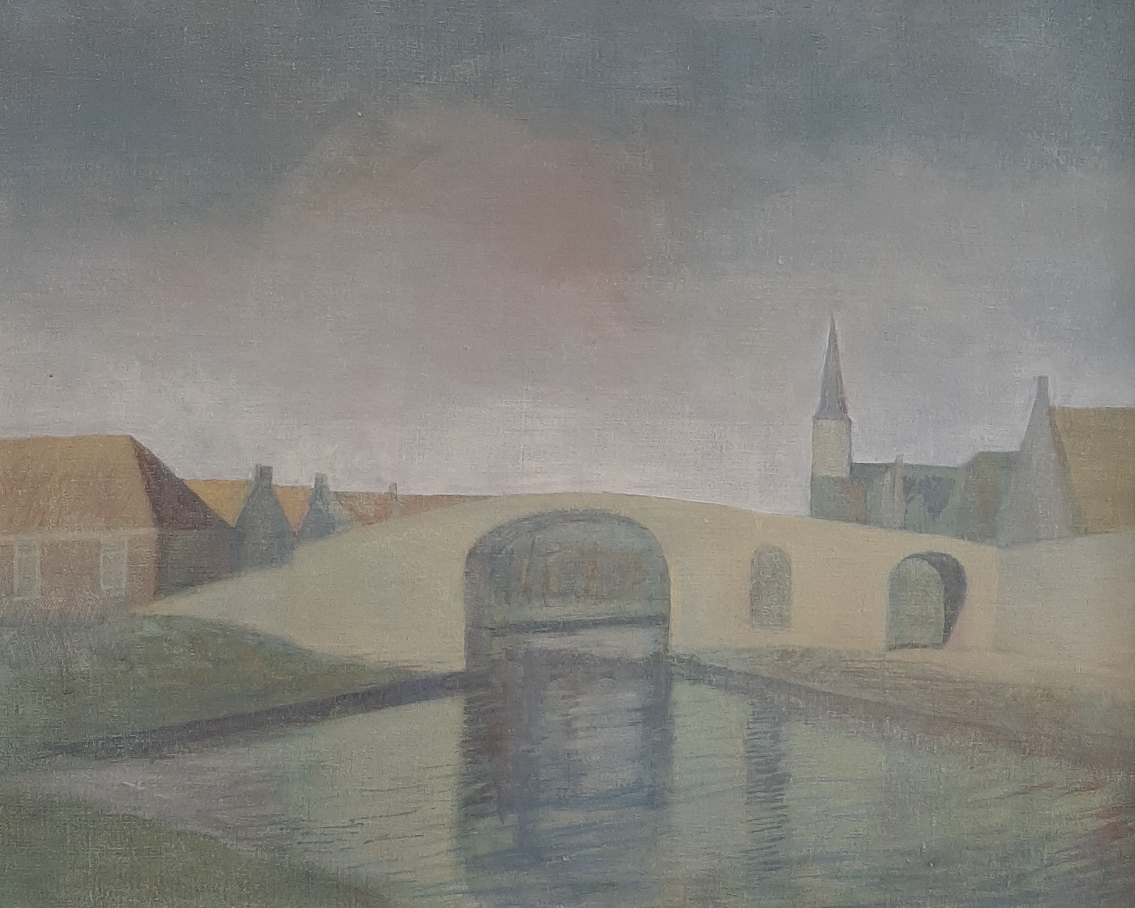 Esveld van, Adriaan – Gezicht op Sloten