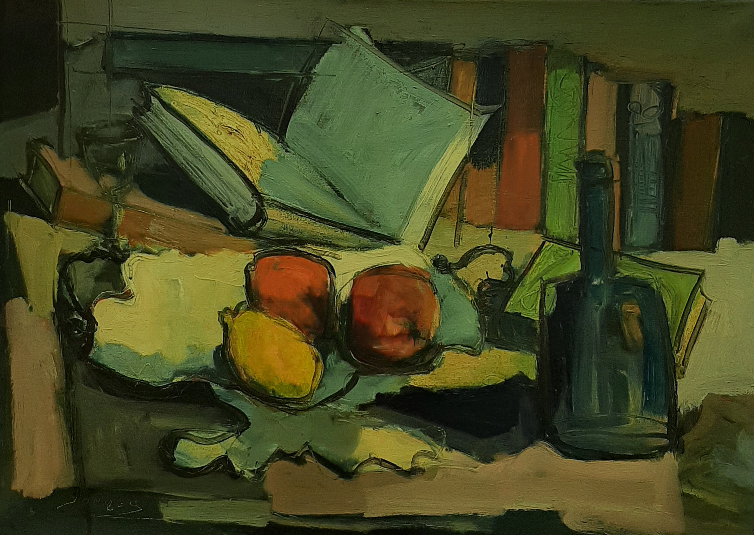 Jonges, Jan – Stilleven met boeken