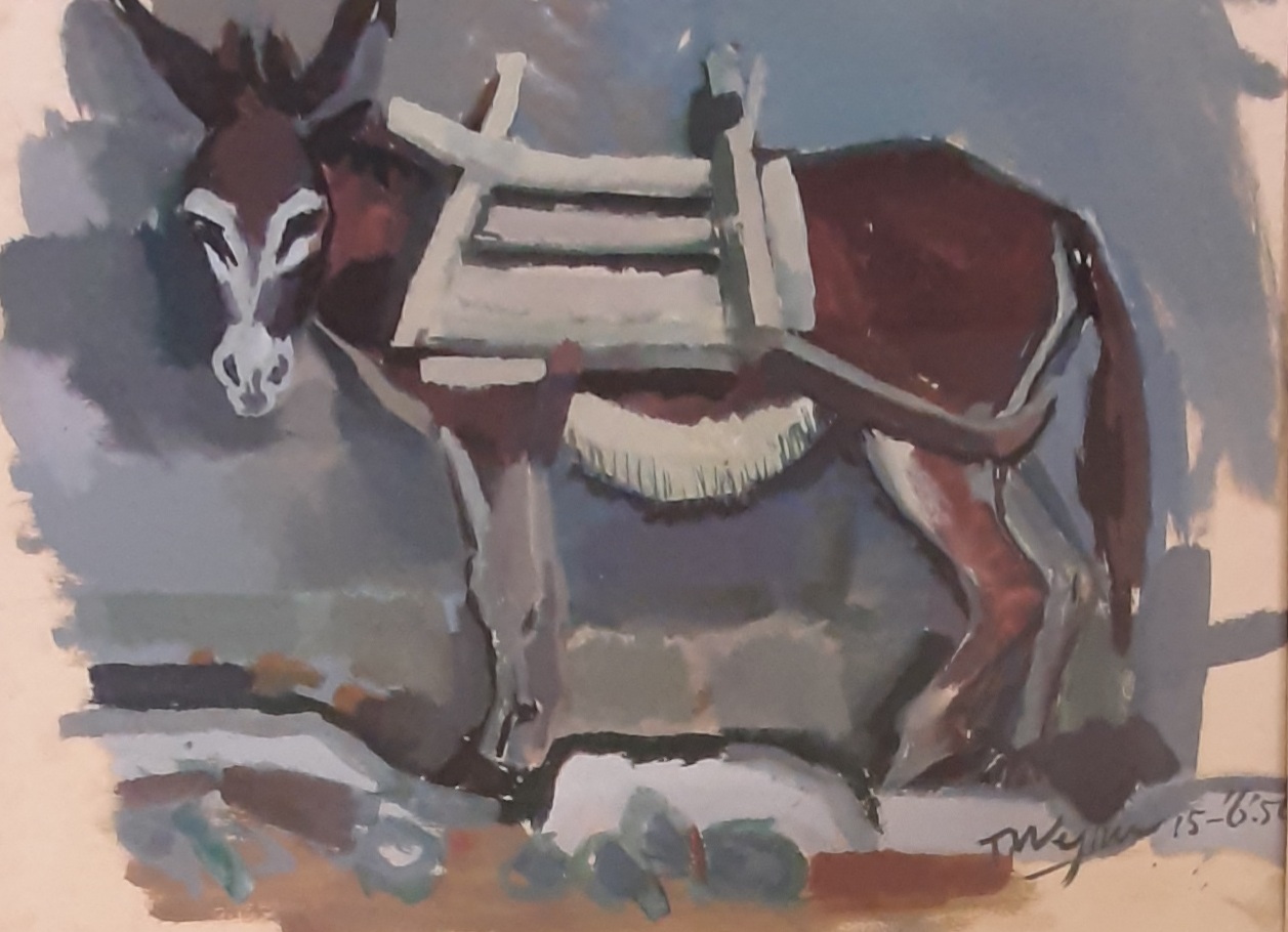 Wegner, A.J.W. – Rustend ezeltje