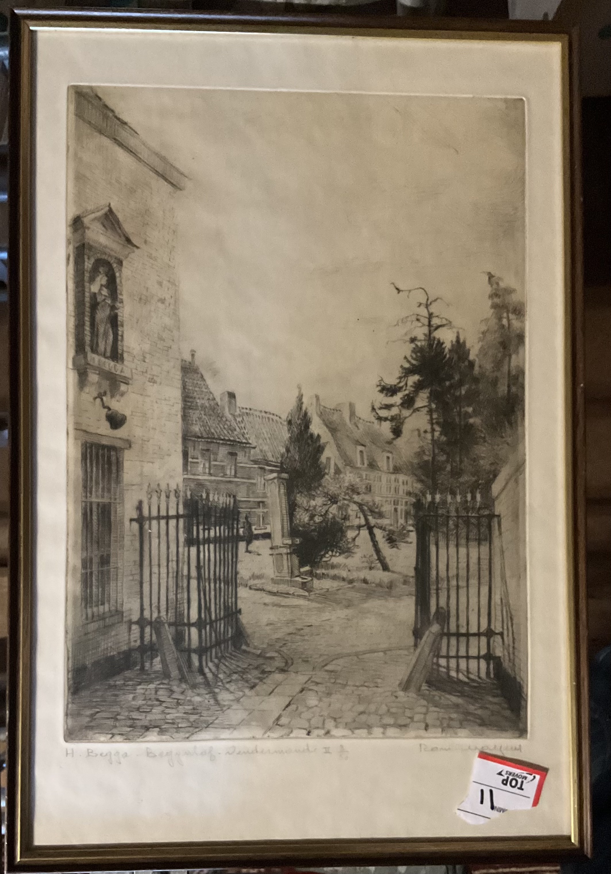 Romain Malfilet (1910-2006) – Begrijnhof Derdermonde (6-2000 NR 158 24-10-86 College Dendermonde) (158)