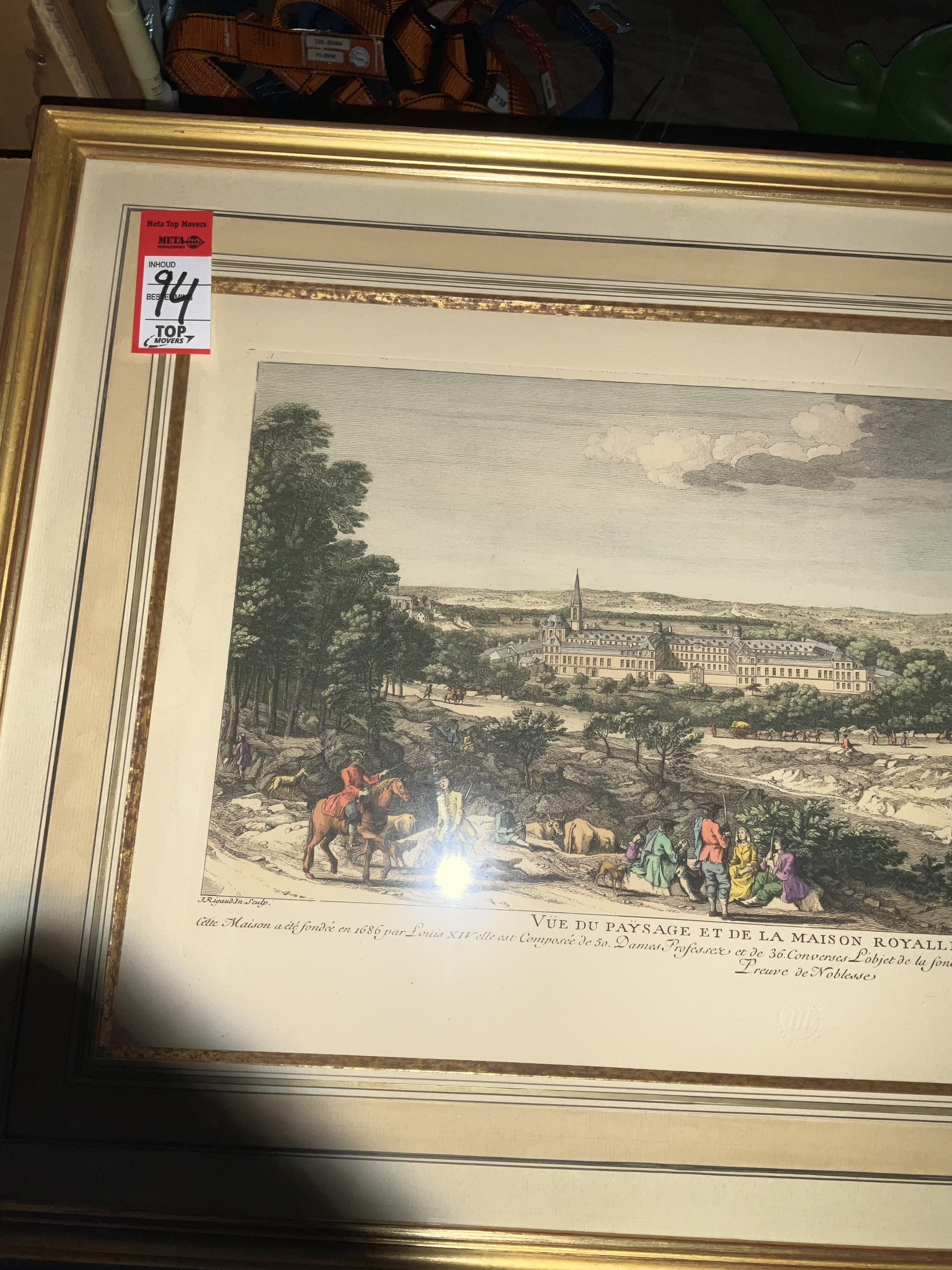 Jean-Baptiste Rigaud (18e eeuw) – Vue du paysage de la Maison Royalle de Saint Cir (6-2000-54)