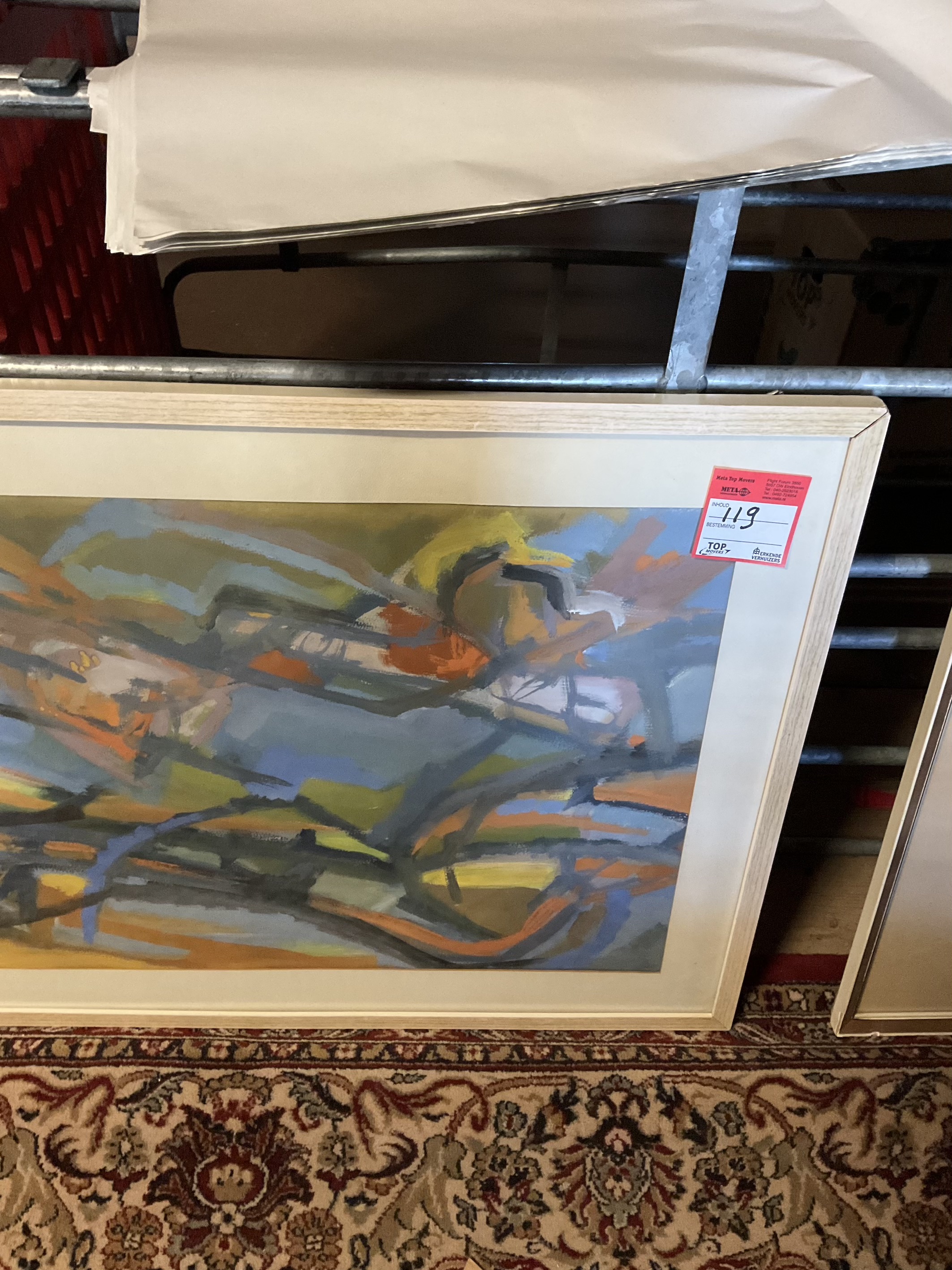 Theo Slegers (1926-2019) – Abstracte compositie (613)