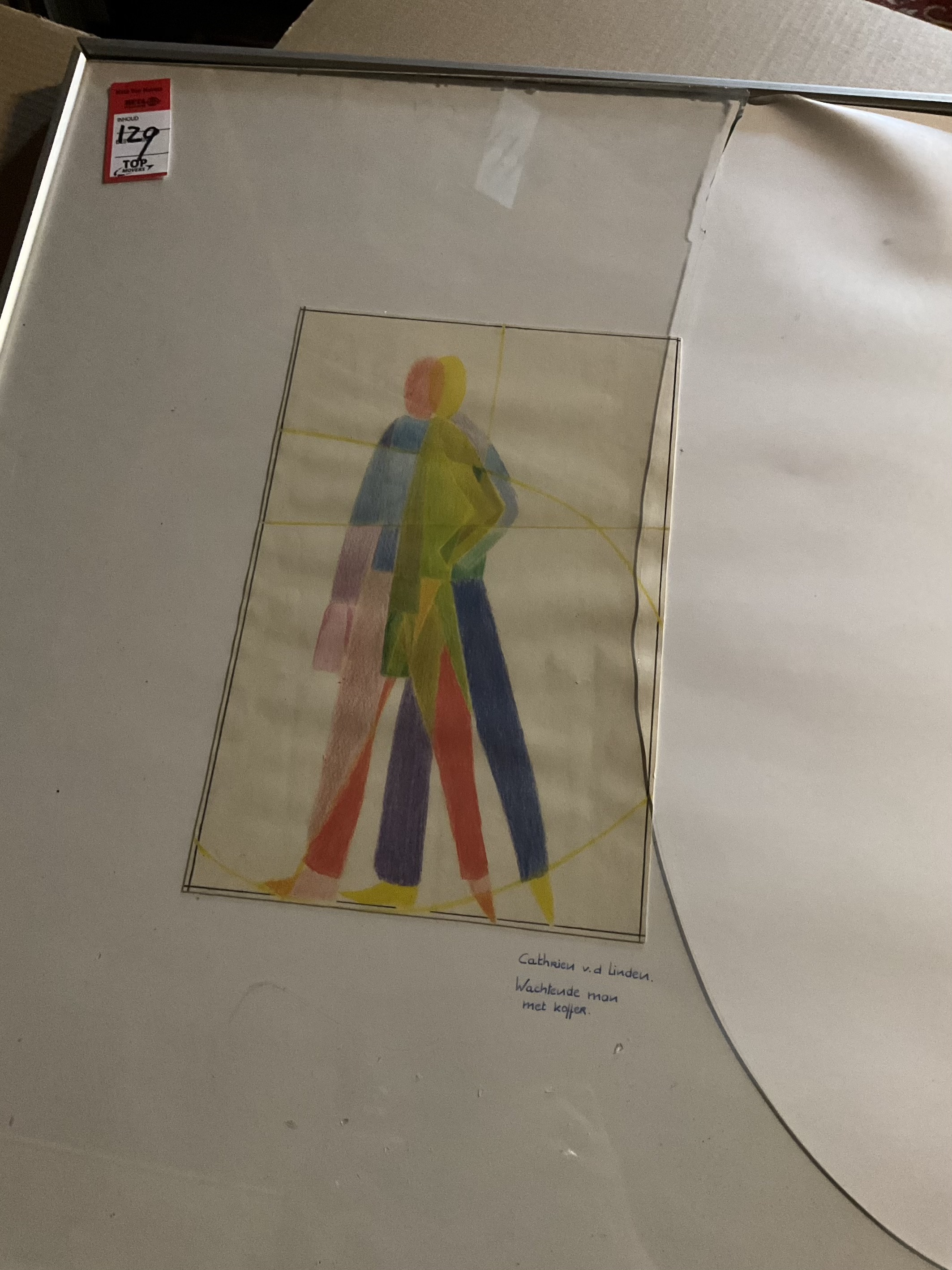 Cathrien v.d. Linden – Wachtende man met koffer (6-2000-417)