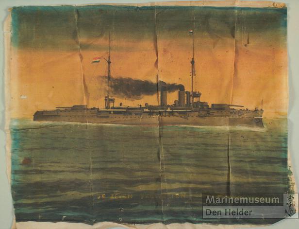 Anonieme schildering, Hr.Ms. pantserschip De Zeven Provinciën