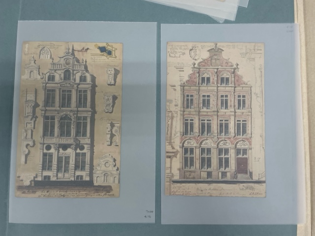 Reisschetsen en studietekeningen Leliman