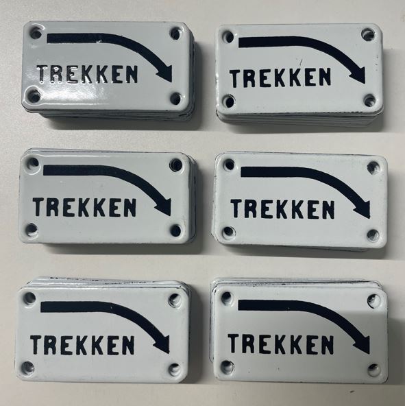 56 informatieborden Trekken