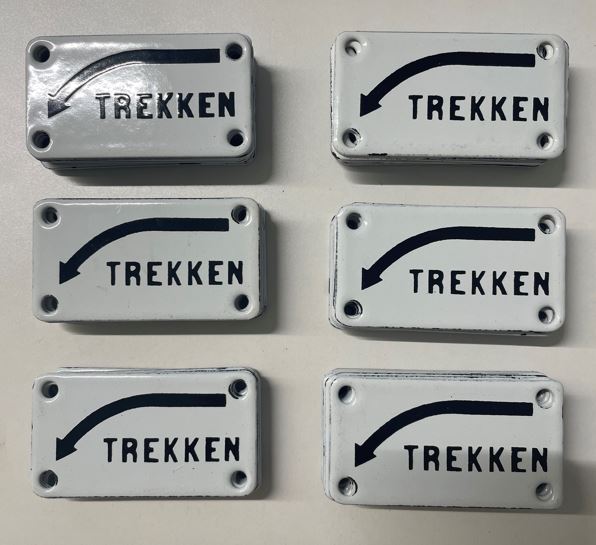 53 informatieborden Trekken